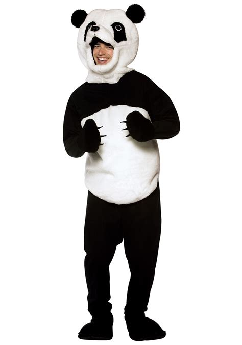 Adult Panda Bear Costume - Mascot Animal Costumes for Halloween