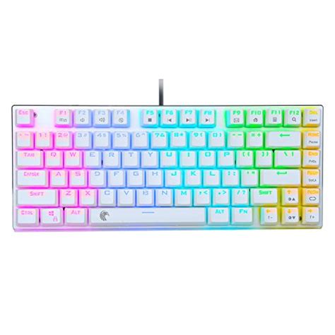 HUO JI Z88 Z-88 RGB Compact 81 Keys Anti-Ghosting Mechanical Gaming ...