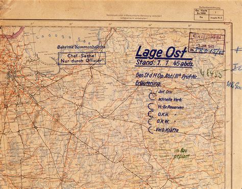 Eastern Front 1945 with Courland Pocket German Battle Map – Battle Archives