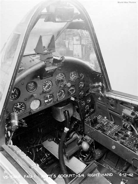 F4U-1 cockpit '42 | World War Photos