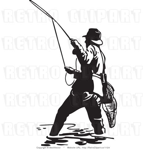 Fly fishing clipart - Clipground