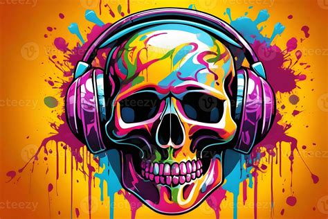 Skull Graffiti Background, Skull Graffiti Wallpaper, Skull Graffiti ...