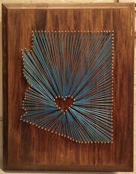 Nail And String Art On Wood ~ Nail Art Ideas