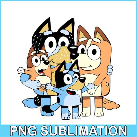 Bluey Family SVG PNG DXF EPS Bluey Movie SVG Funny Bluey PNG - Inspire ...