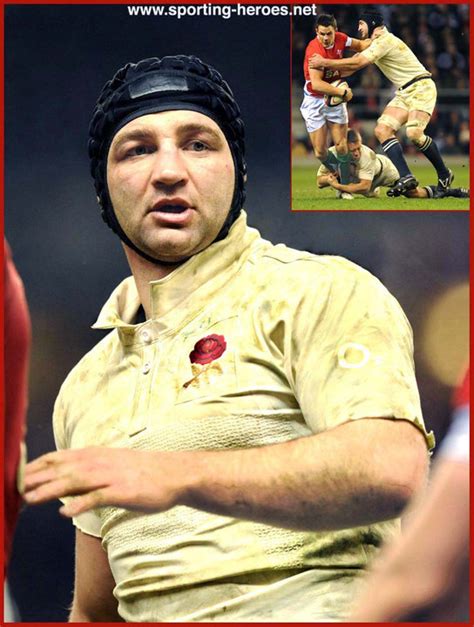 Steve BORTHWICK - England International Rugby Caps. - England