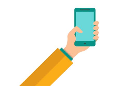 Hand-holding-a-smartphone-flat-vector by superawesomevectors on DeviantArt