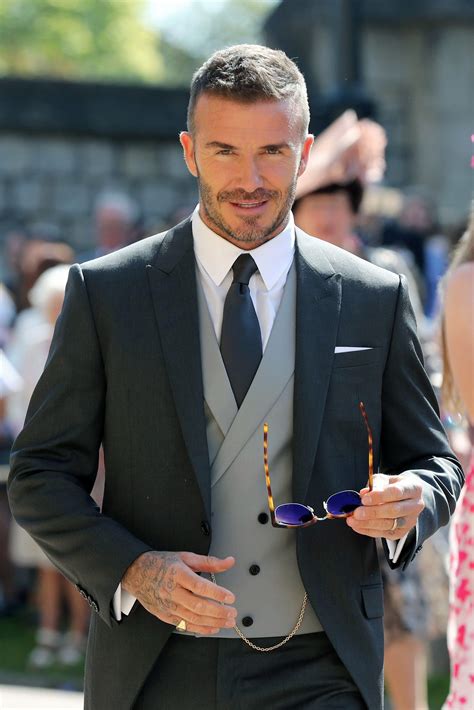 David Beckham Wedding Suits