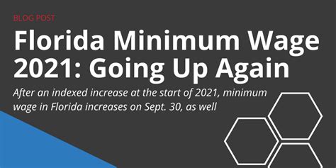 Florida Minimum Wage 2021: Going Up Again - GovDocs