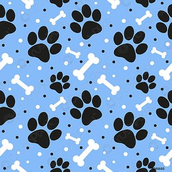 Dog Paw Background Clipart