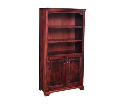 60” Bookcase W/Bottom Doors - Stone's Furniture