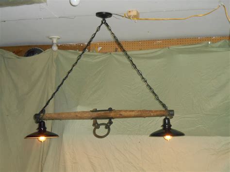 This is the fifth yoke (whippletree) light I have made. This one was made using a black 'barn ...