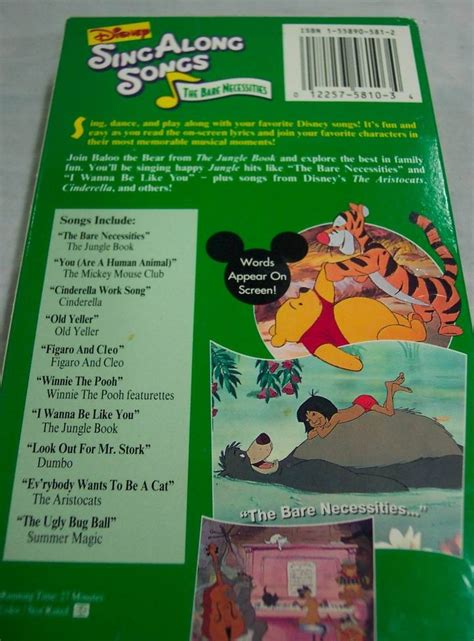 The Jungle Book Disney Sing Alongs