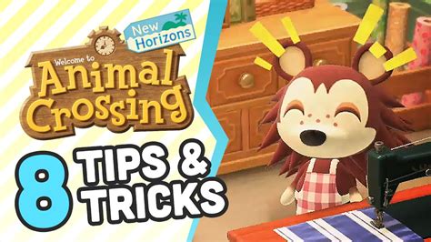 8 Tip & Tricks To Help You in Animal Crossing New Horizons - YouTube