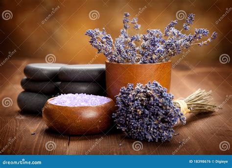 Spa Treatment - Lavender Aromatherapy Stock Photo - Image of massage, freshness: 18398676