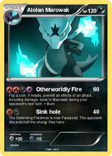 Pokémon Alolan Marowak - Otherworldly Fire - My Pokemon Card