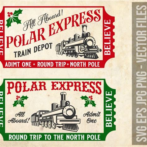 Polar Express Font Svg - Etsy