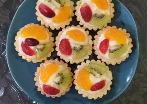 Resep Pie Buah Mini/Mini Fruit Tart oleh Andindin - Cookpad