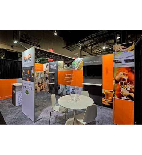 10ft x 10ft H-Line Modular Displays | Trade show booth design, Booth ...