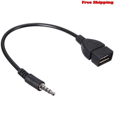 3.5mmAudio AUX Jack to USB 2.0 Type A Female OTG Converter Adapter HDMI ...