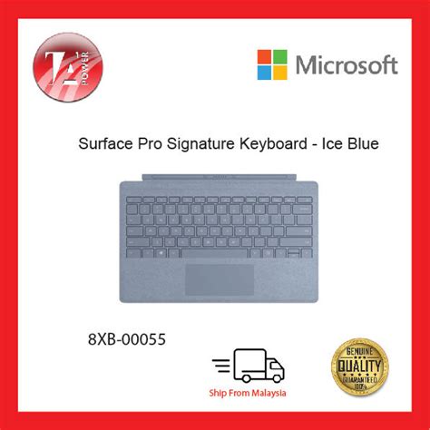 Microsoft Surface Pro Signature Keyboard / With Pen - Ice Blue (8XB ...