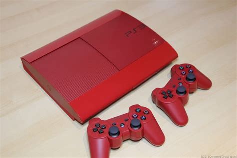 A closer look at the Limited Edition Garnet Red Super Slim PlayStation ...