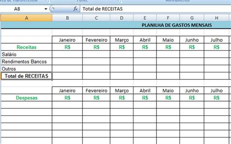 Saiba Como Montar Uma Planilha De Gastos Mensais Personalizada 195734 | The Best Porn Website