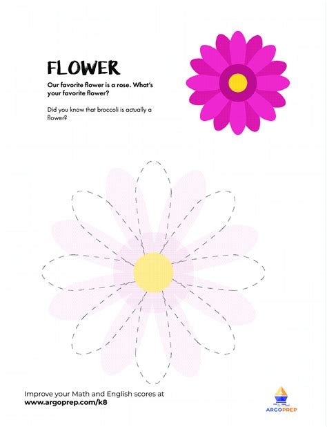 Flower Tracing - ArgoPrep