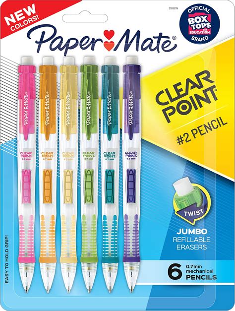 Paper Mate Clearpoint Mechanical Pencils 0.7mm, HB #2 Pencils Lead ...