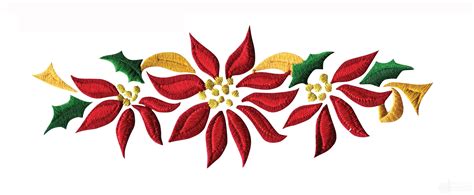 Poinsettia clipart bottom border, Poinsettia bottom border Transparent FREE for download on ...