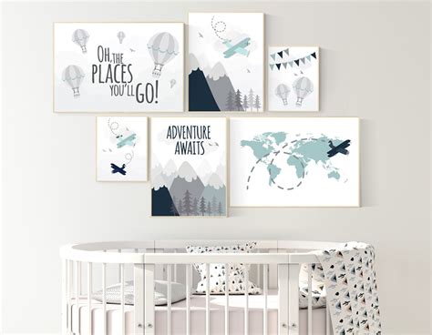 Adventure Nursery Decor Nursery Decor Boy Adventure Nursery - Etsy