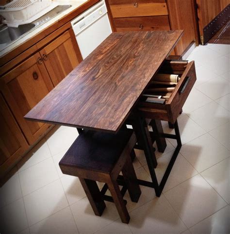 Mesa De Cocina Madera Tropical Chechen - $ 4,900.00 en Mercado Libre