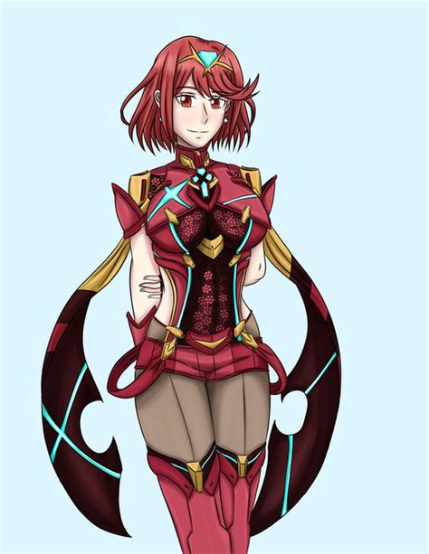 Pyra(Smash Bros) by TheVindicators on DeviantArt