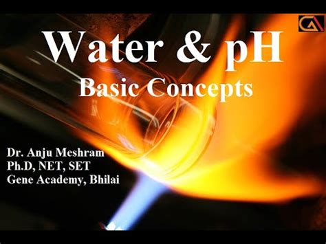 Water and pH: Basic Concepts for NET Exam I Water Biochemistry I pH Biochemistry I pH kya hota ...