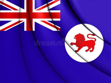 Flag of Tasmania, Australia. Stock Illustration - Illustration of coat ...