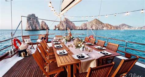 Cabo San Lucas: Luxury Sunset Cruise with Drinks and Dinner | GetYourGuide