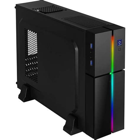 Aerocool Mini Micro ATX Compact Computer Case - Black | Falcon Computers