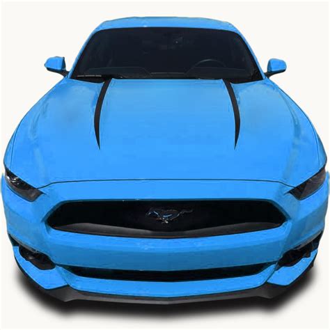 Mustang Dual Hood Spear Accent Decals – My Mustang Stripes