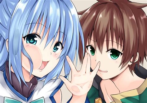 Aqua and Kazuma looking cute together : r/Kazuqua