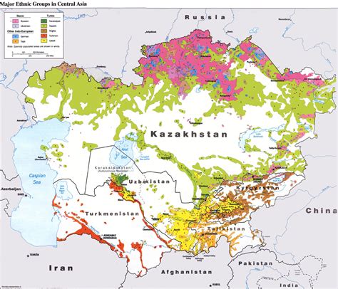 Central Asian Maps