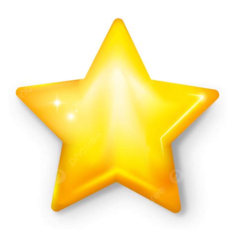 Golden Star Clipart In Transparent Background, Star, Yellow Star, Transparent Star PNG and ...