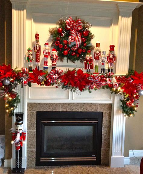 Related image | Christmas mantel decorations, Christmas fireplace ...