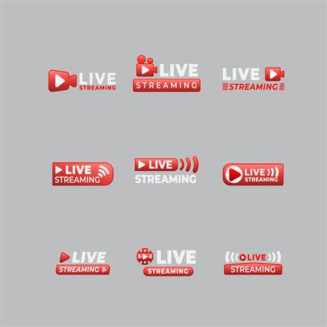 Live Streaming Logo Template 19040618 Vector Art at Vecteezy