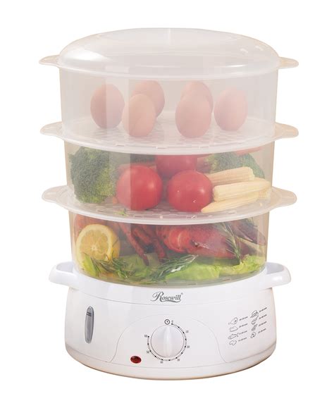 Rosewill Electric Food Steamer 9.5 Quart, Vegetable Steamer with BPA Free 3 | eBay