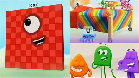 Numberblocks 1 Million vs Colourblocks vs Alphablocks Band but Colour Change - YouTube