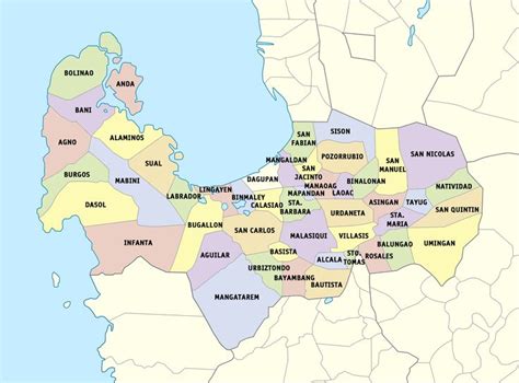 Pangasinan Map | Pangasinan, Philippines travel, Map