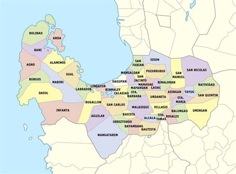 Pangasinan Map | Pangasinan, Philippines travel, Map