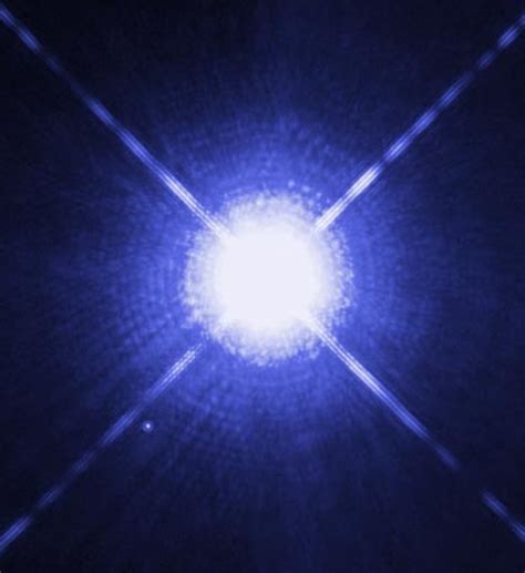 ESA - Hubble image of Sirius A, the brightest star in our nighttime sky