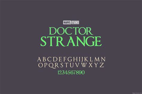 Doctor Strange Movie Font - Marvel Studios - Gooova Studio