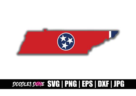 Tennessee Flag SVG Graphic by Doodlesdone · Creative Fabrica