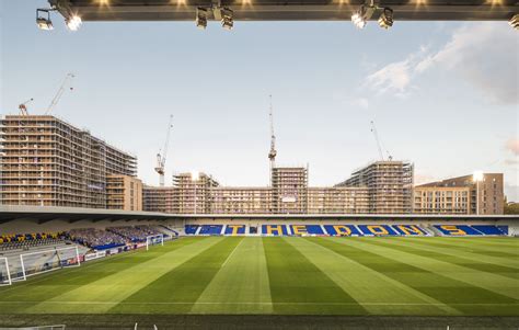 Pitchside Pads launched at AFC Wimbledon's new stadium with Galliard ...